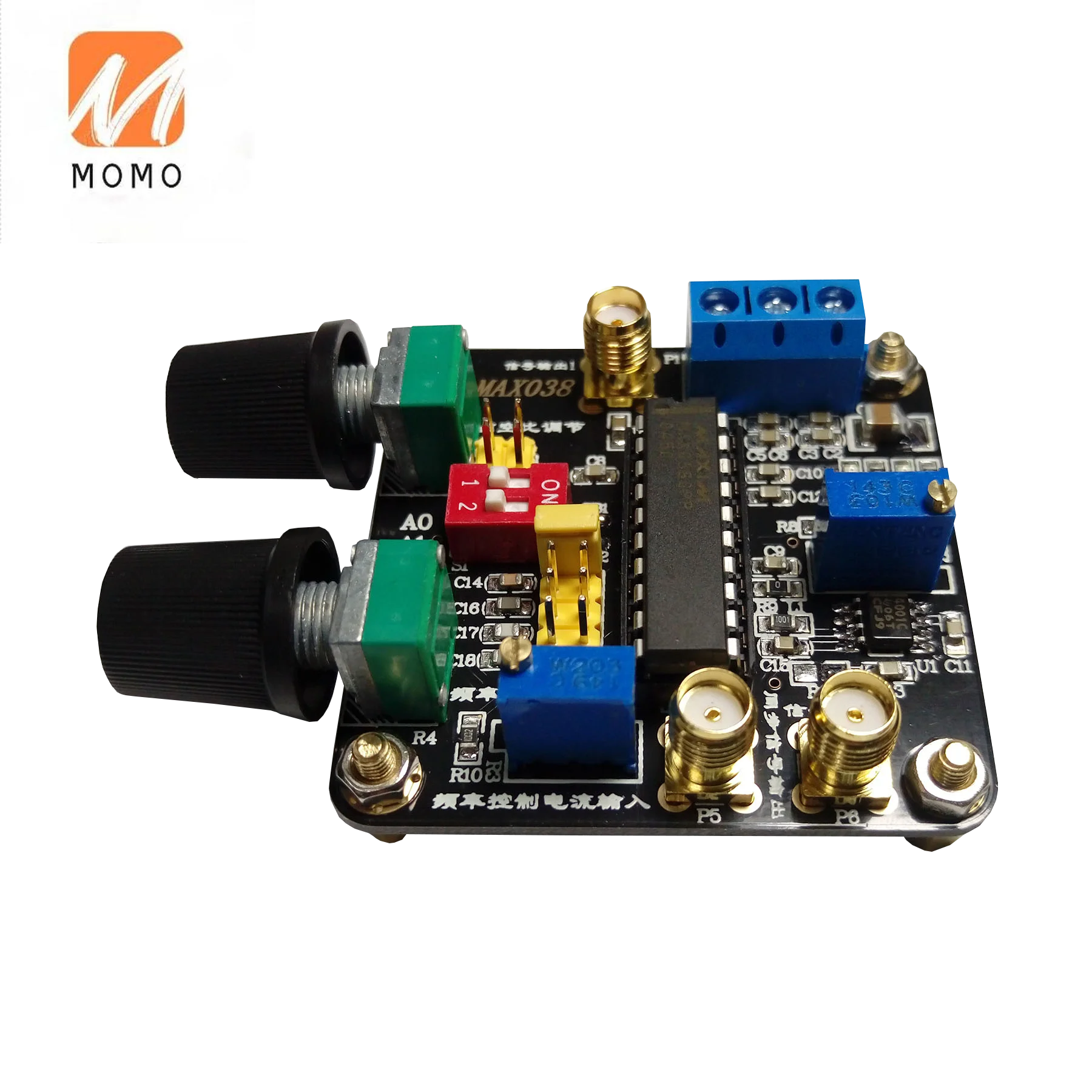 

MAX038 function signal generator module triangular wave sine wave rectangular wave pulse wave with rear stage operation