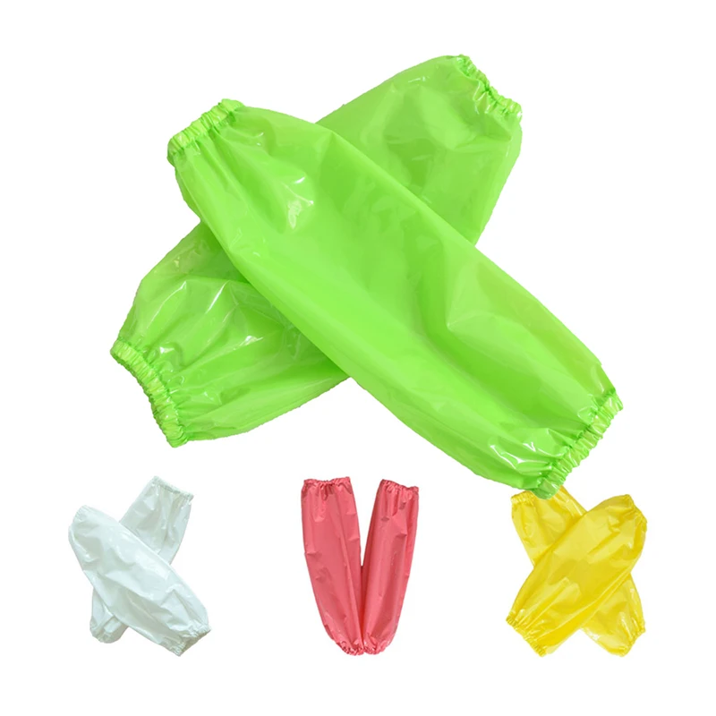 1 пара мягкие нарукавники маслостойкие рукава женские оборки на руку для работы