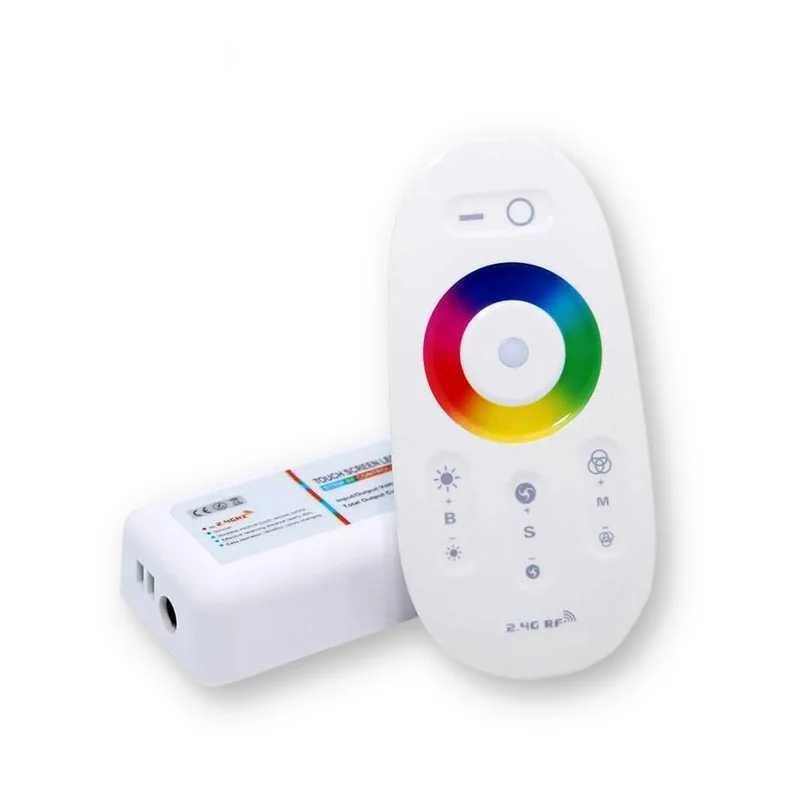 Хороший 2 4G беспроводной RF сенсорный экран RGB светодиодный контроллер DC12V 24V 18A