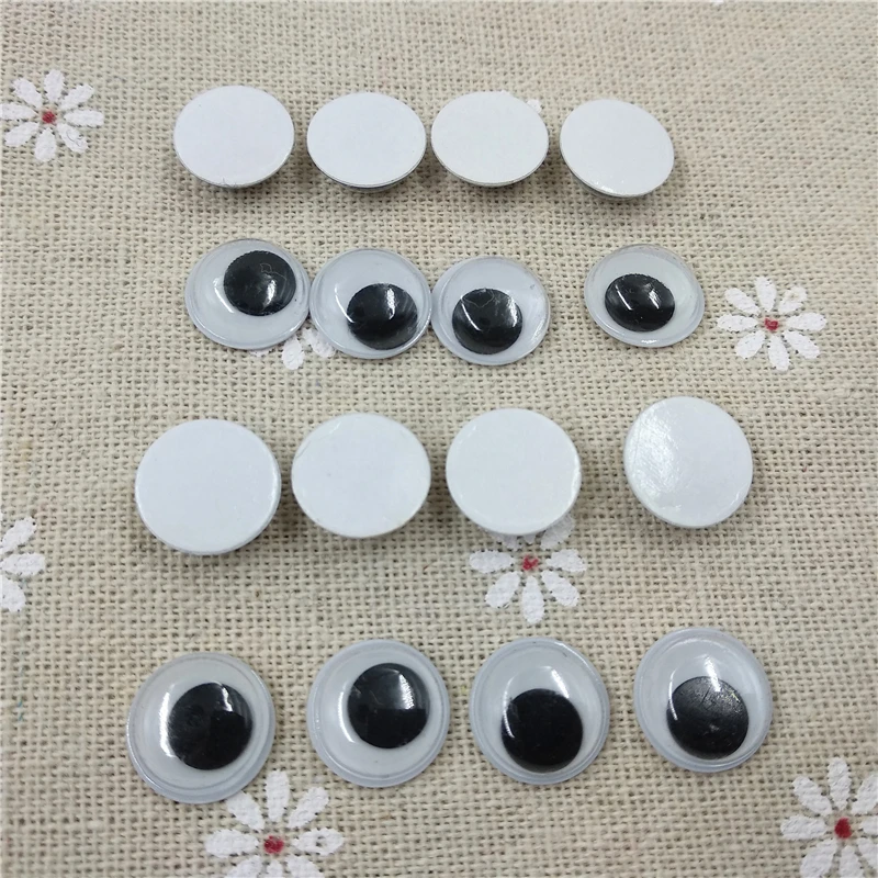 crafts 500pcs/lot Mixed Not Self-adhesive Eyes DIY For Toys Dolls Googly Wiggly Eyeballs Scrapbooking Accessor