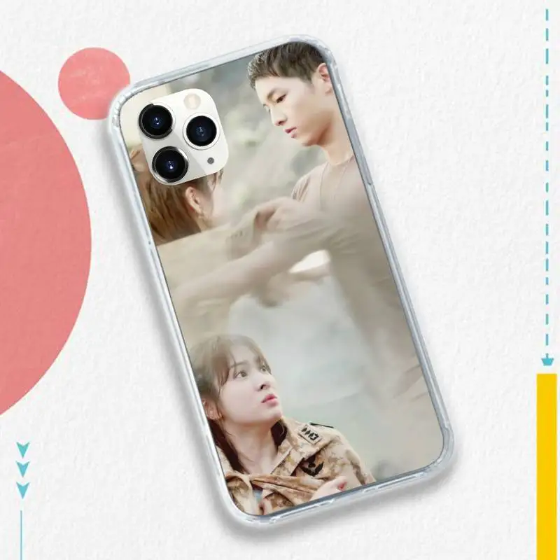 

The Descendants Of The Sun TV series Phone Case Transparent soft For iphone 5 5s 5c se 6 6s 7 8 11 12 plus mini x xs xr pro max
