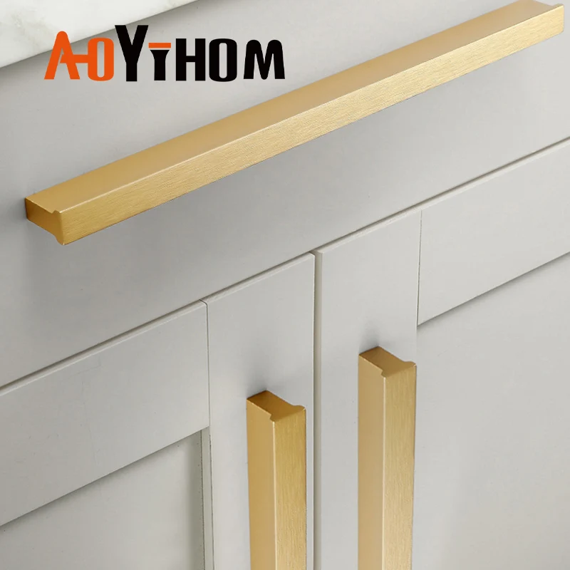 aoyihom 1200mm black long american style living room kitchen cabinet storage wardrobe door knob for drawer furniture handle free global shipping