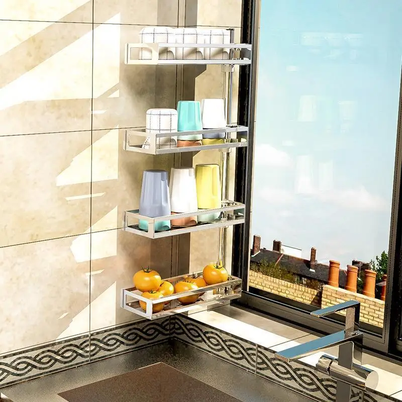 

Organizadores De Scolapiatti Organizador Nevera And Storage Sink Stainless Steel Rotate Cozinha Cocina Mutfak Kitchen Organizer