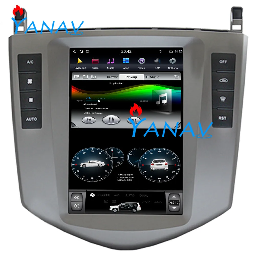 

10.4 inch Android 9.0 vertical screen Touch Screen auto Radio GPS For-BYD S6 2011-2014 Built-in map multimedia player