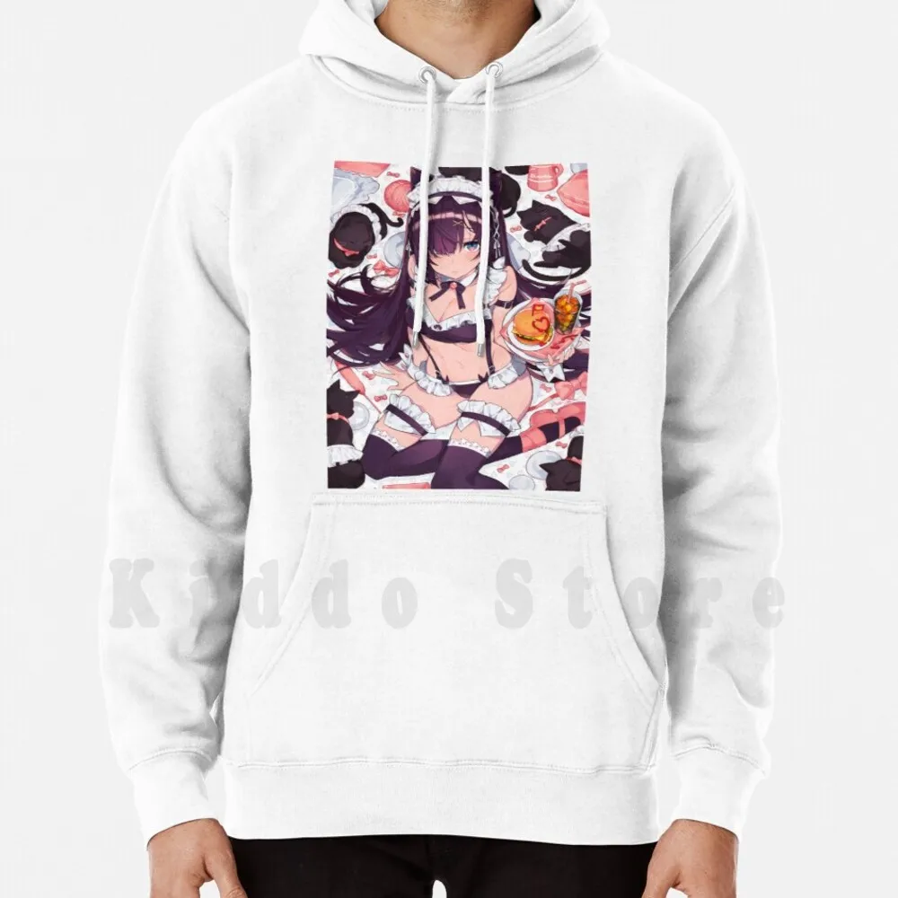 

Худи служанки аниме девушка с длинным рукавом Аниме Манга девушки служанки милые кавайные Hentai Ecchi аниме девушка сексуальный Waifu