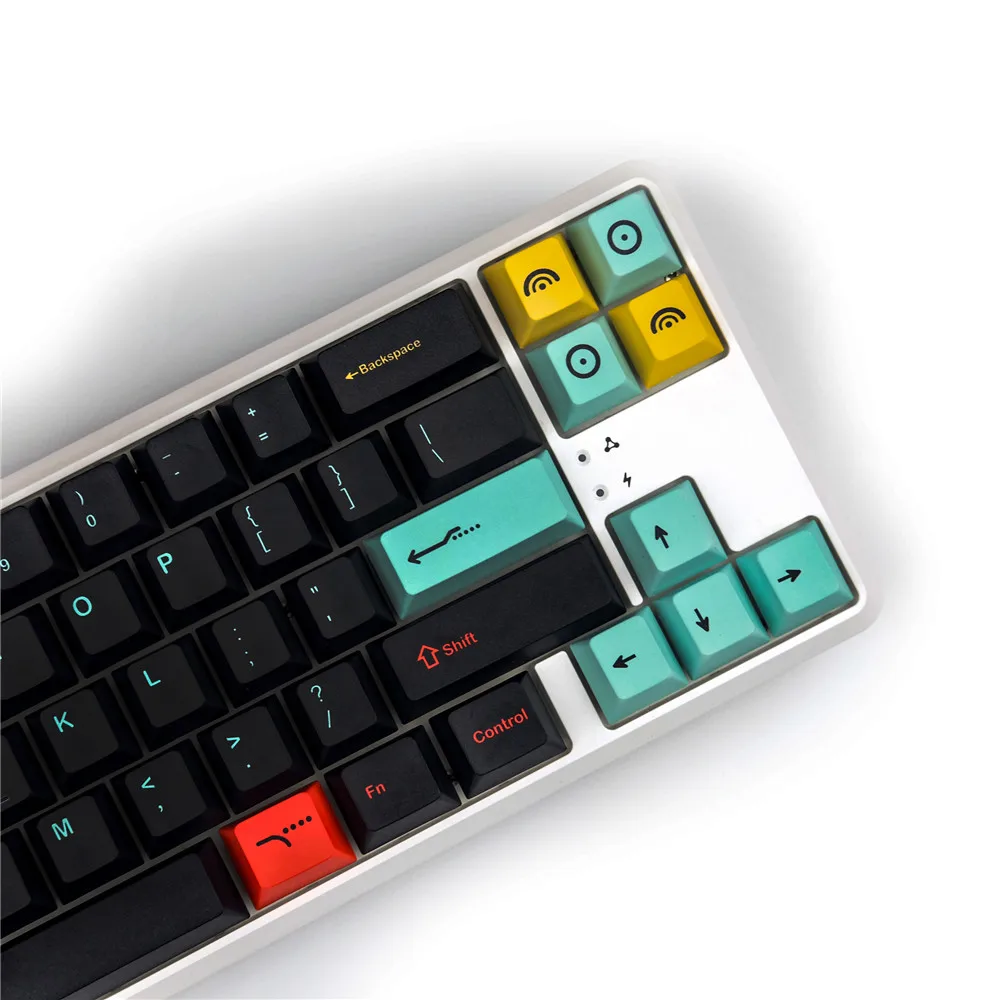 

Metropolis Keycaps Sublimation PBT Mechanical Keyboard 129 Key cap Cherry Profile 87/104 98068 Customized Filco Keycap