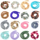 Оптовая продажа, на Возраст 4-12 мм круглые бусины тигровый глаз, Агаты Натуральный Камень Бисер для изготовления ювелирных изделий DIY браслет ожерелье ручной работы