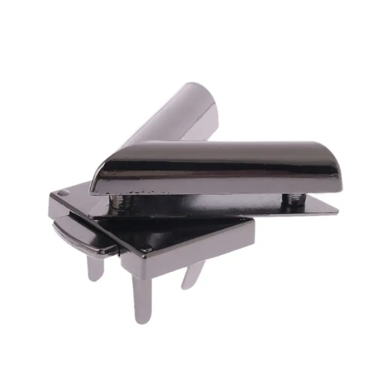 

V Shape Clasp Turn Locks Twist Lock Metal Hardware For DIY Handbag Shoulder Bag Purse