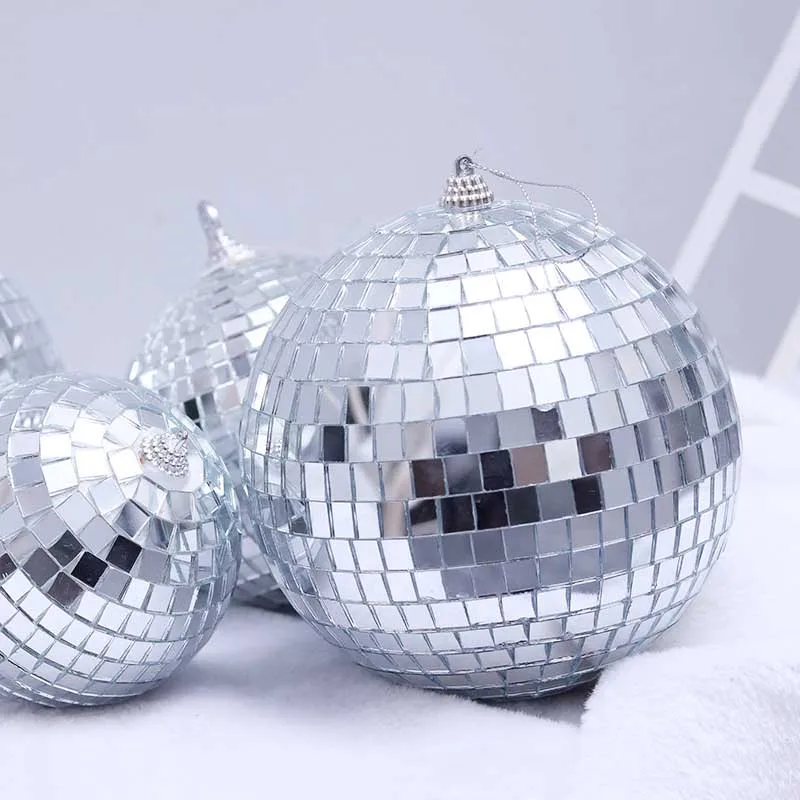 Christmas Decorations Christams Balls New Year Decoration Mirror Decor Xmas Ornaments 1/6/12PCS | Дом и сад