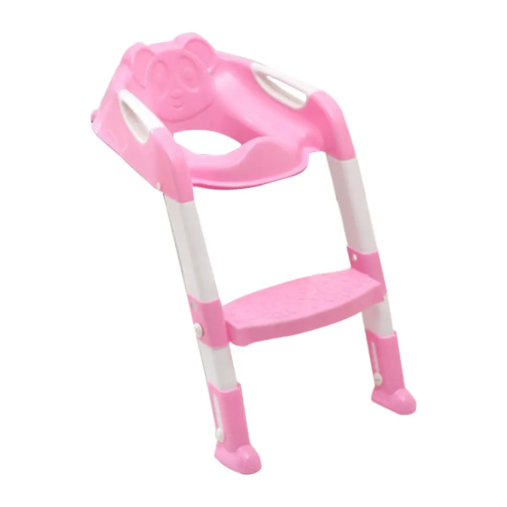 Foldable Children Potty Seat With Ladder Cover PP Toilet Adjustable Chair Pee Training Urinal Seating Potties for Boys Girls | Мать и