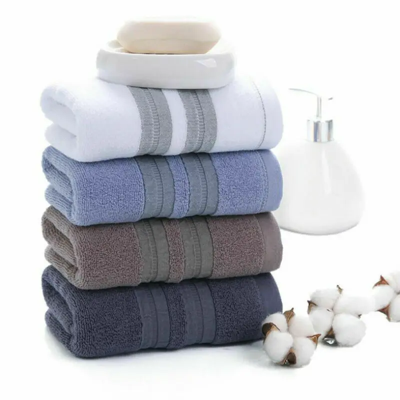 

Pure 100% Egyptian Cotton Bathroom Towels Bath Sheet Bale Set Super Soft Cloth