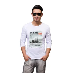 Мужские футболки, летняя футболка с коротким рукавом и принтом кораблем из мультфильма, мужская повседневная хлопковая футболка с длинным рукавом, Мужская футболка