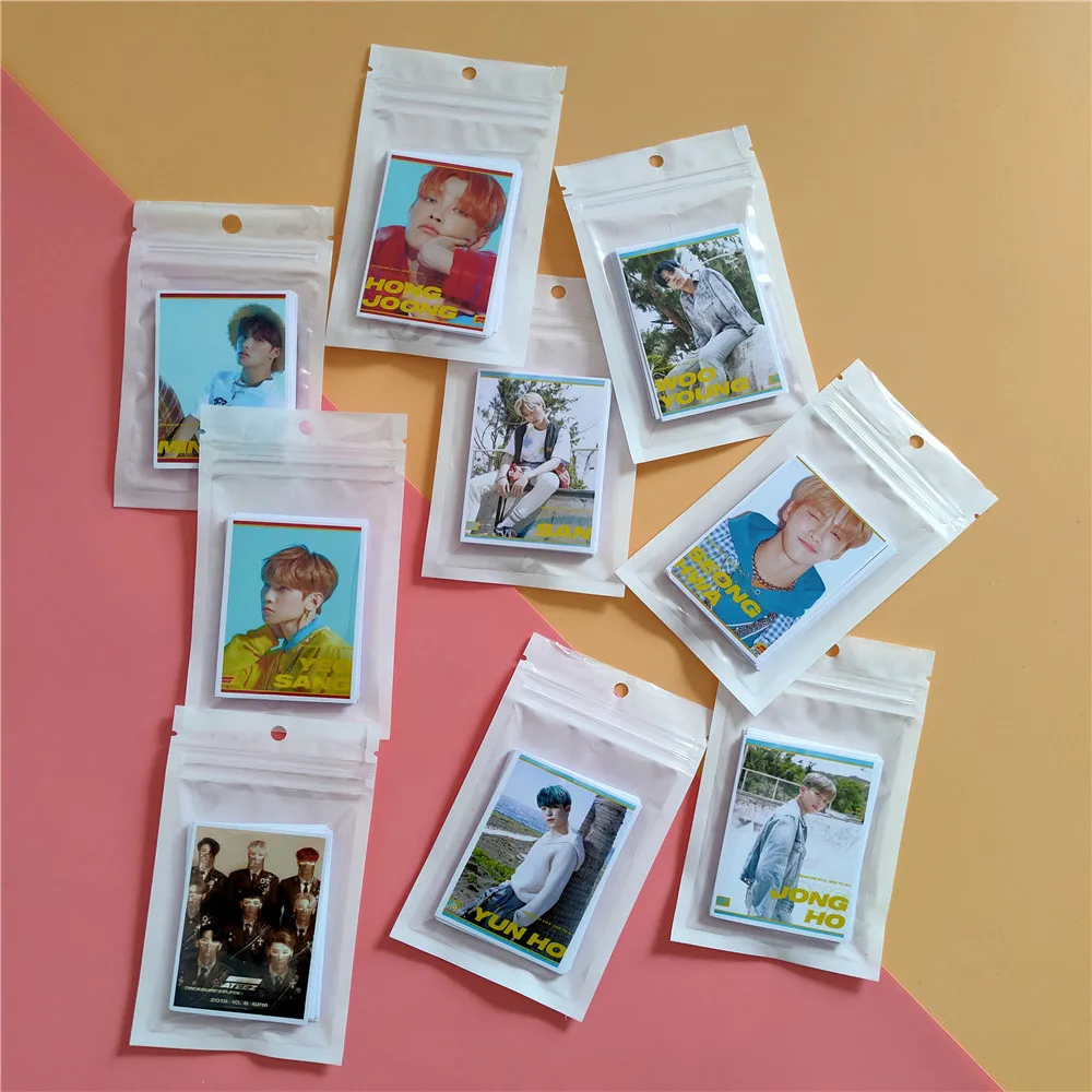 16 шт./компл. Kpop band ATEEZ Фотокарта альбом для открыток Photo Card KPOP Lomo Cards Новые