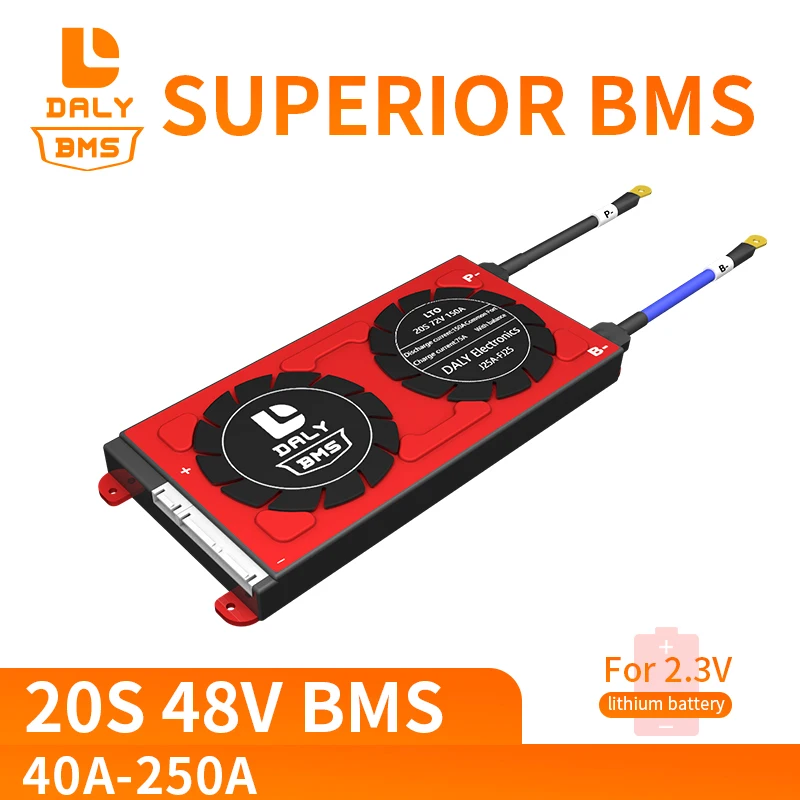 Дейли 18650 BMS LTO 20S 48v 40A 60A 80A для 250A 2 3 v литиевая тесто баланс скутер мотоцикла или