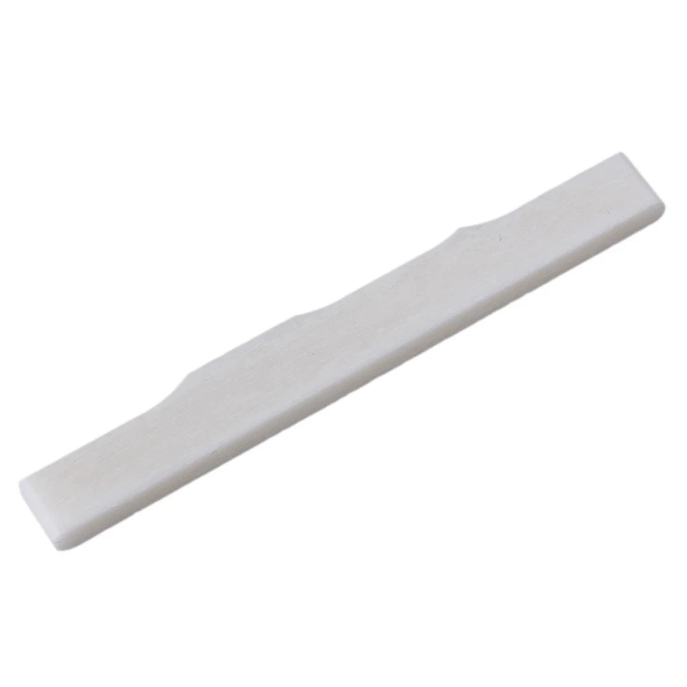 

2 x Real Cattle Bone Musical Spare Parts Guitar Bridge Saddle for Ukulele