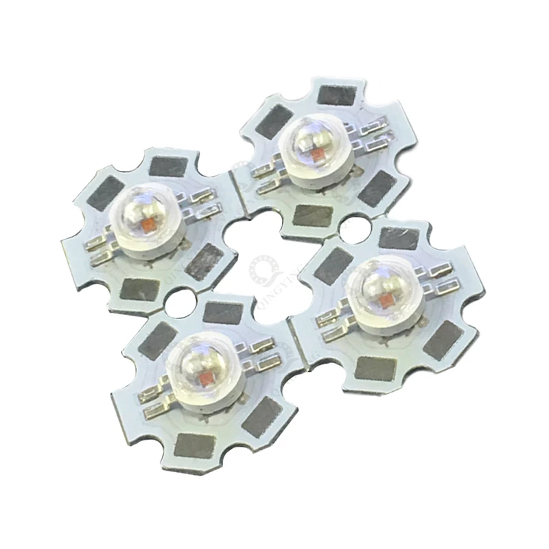 5 шт.-20 шт. 1 Вт 3W светодиодный RGB высокой мощности светодиодный лампочка 4pin 6pin 30mil 45mil красный зеленый синий чип сценическая лампа чипы отличное качество