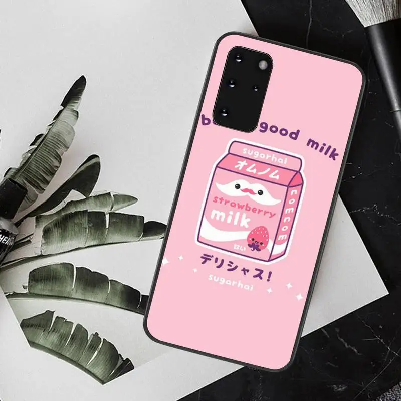 NBDRUICAI Kawaii японский клубника молока пользовательские фото мягкий чехол для