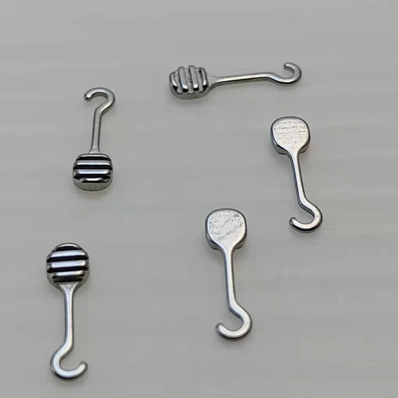 Dentstb10pcs/bag Dental Ortodontic Bondable Sliding Crimpable hook left\right on archwire Bracket Brace orthodontic wires | Красота и