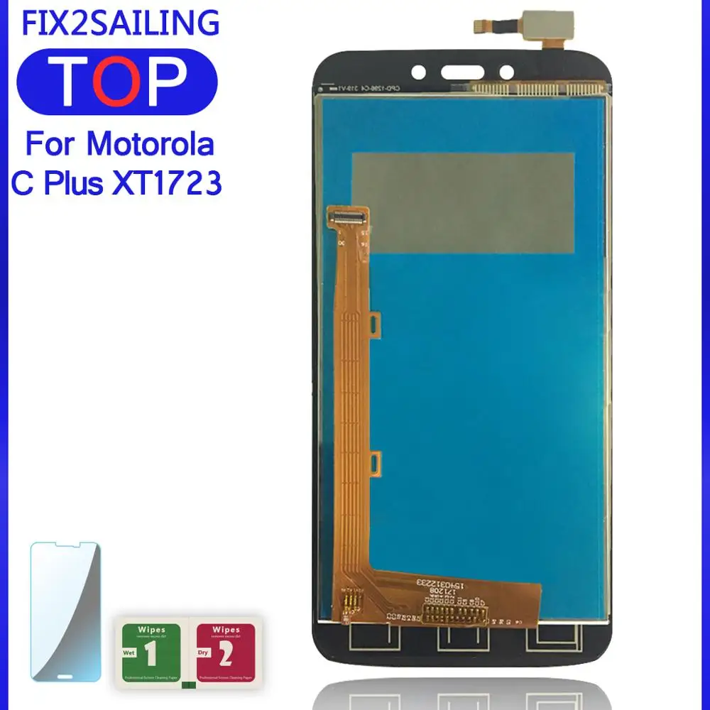 Для Motorola Moto C Plus AAA + ЖК дисплей сенсорный экран панель с дигитайзером Замена