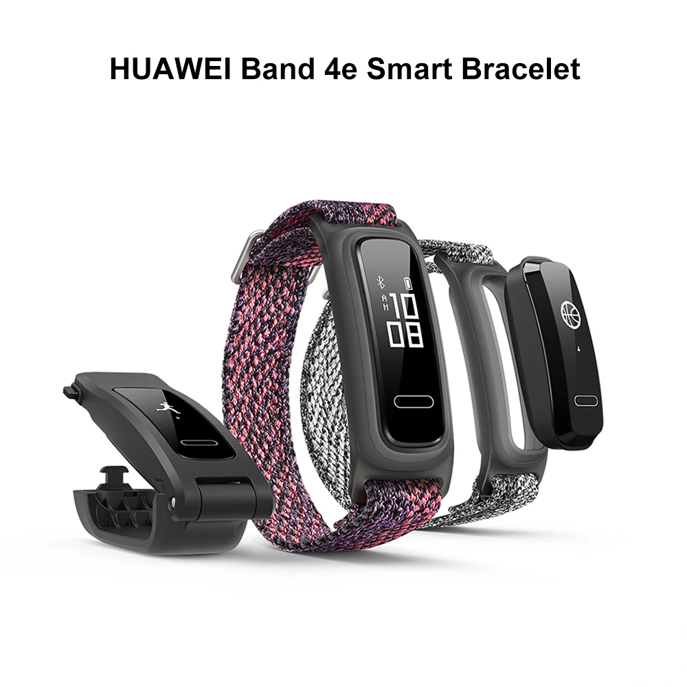 Смарт-браслет HUAWEI Band 4e фитнес-трекер Браслет беговая Обувь для баскетбола спортивный режим 5ATM водонепроницаемые часы Honor Band