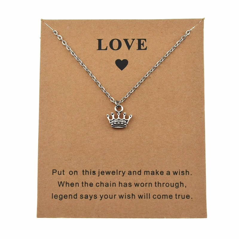 Ожерелье с подвеской в винтажном стиле для женщин и мужчин цепочка изображением