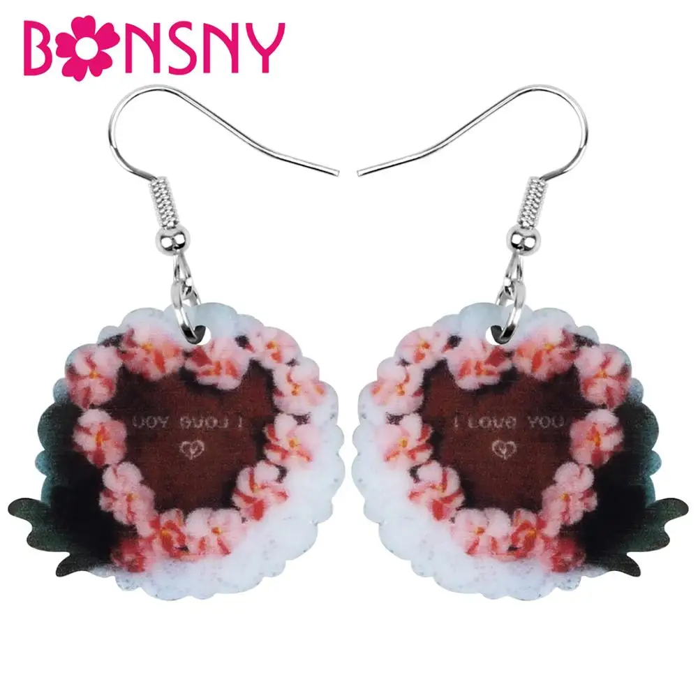 Акриловые украшения для торта Bonsny в стиле Дня Святого Валентина женские