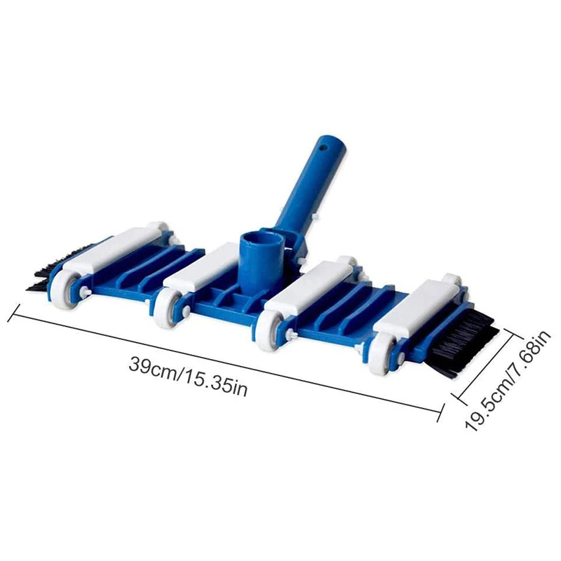 

Vacuum Head with Brush, Swimming Pool Flexible Vacuum Head, Sewage Suction Pool Accessories, for Bath, Swimming Pool