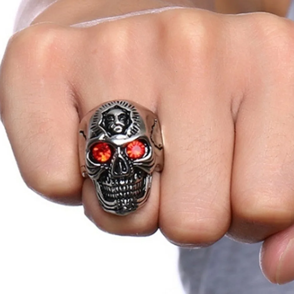 Готическое кольцо в стиле стимпанк из нержавеющей стали мужские кольца Бохо