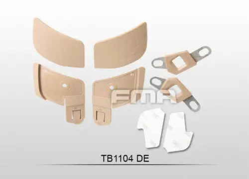 FMA TB1104 охотничья тактическая боковая крышка наушники защита для CP шлема | Спорт и