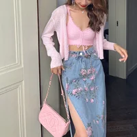 Джинсовая юбка#5