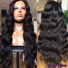 Парики из натуральных волос на сетке, 13 х6, волнистые, HD, с предварительно выщипанными детскими волосами, перуанские, 13 х4, 30 дюймов
