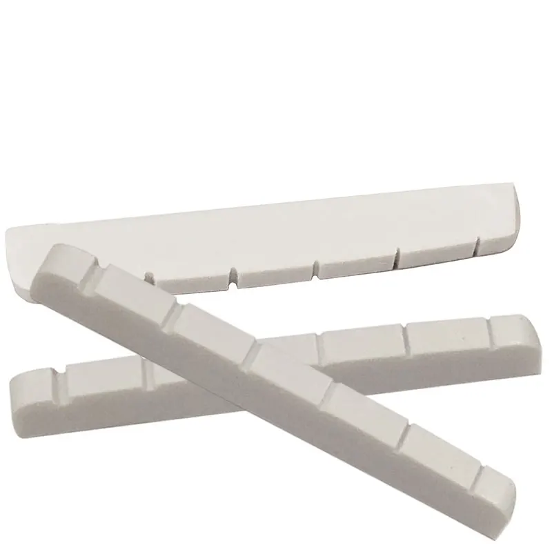 

Hot Sell Free Shipping guitar parts 3pcs/pack guitar nuts 42mm bone guitar nuts for 21/22 fret electric guitars