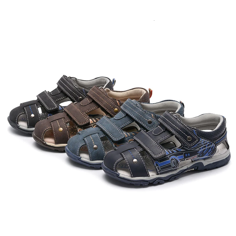 Fashion Kids Sandals Casual Summer Shoes For Boys Children Breathable Hook &amp Loop Flat Beach | Мать и ребенок