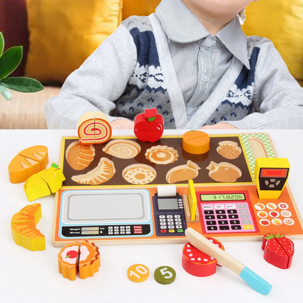 Имитация фруктов магазин игрушек деревянные фрукты и овощи комбинированная