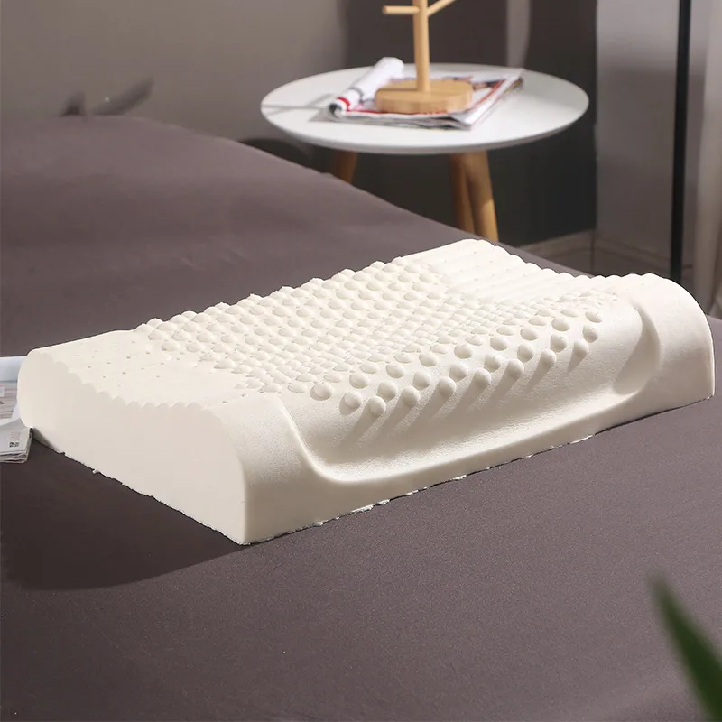 Подушка из чистого латекса Таиланда позвоночник для здоровья подушка