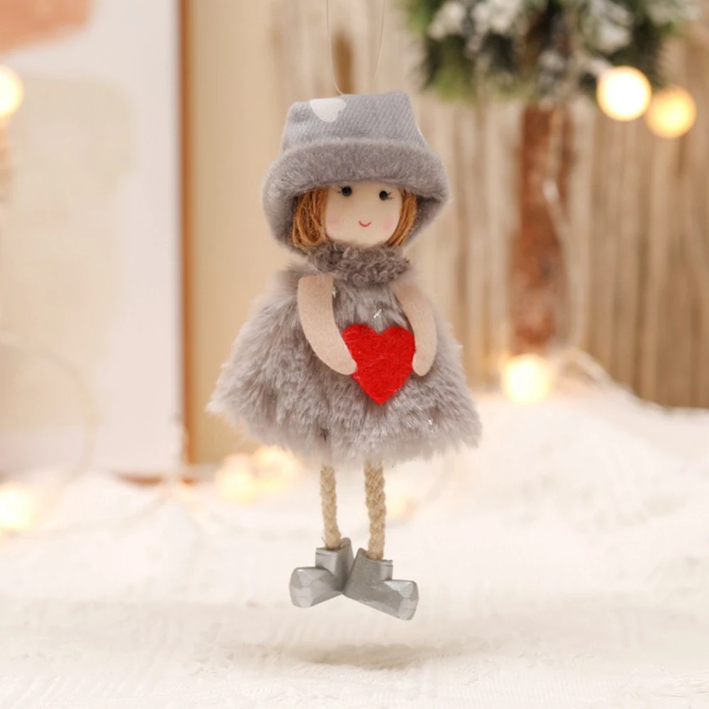 

Christmas Gift Angel Home Decoration Doll Cute Ornament Plush Hanging Multicolor Party Pendant Ornaments Lovely