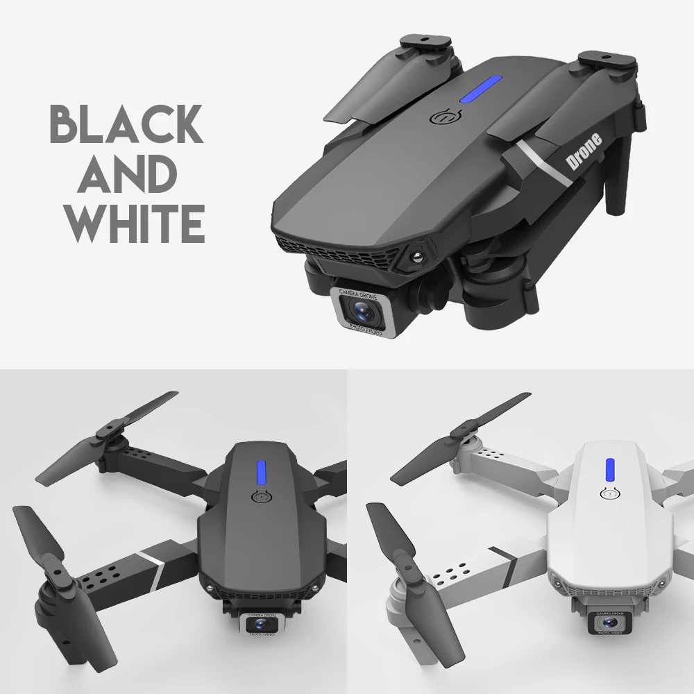 Мини-Дрон с двойной камерой 4K HD Wi-Fi FPV фиксированная высота защита от помех Follow Me
