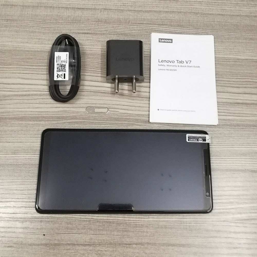 Оригинальная версия Globla lenovo Tab V7 (PB 6505M) 5180 мАч 6 9 дюймов 3 ГБ ОЗУ 64 Гб ПЗУ Snapdragon 450