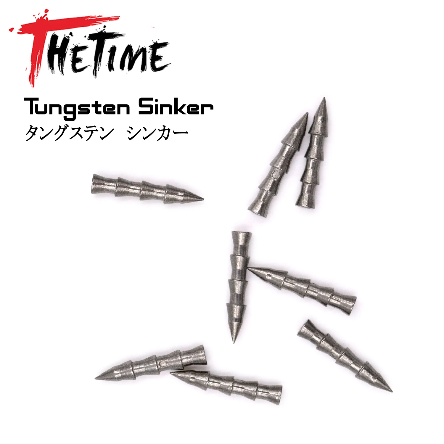 Thetime 1/48 1/32 1/16 унций Мягкая приманка в виде червей Tungsten nail Fishing Sinker противовес