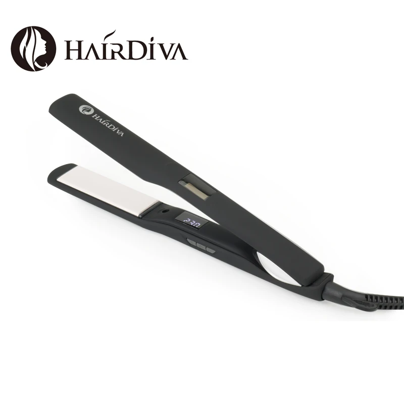 HairDiva Профессиональный Выпрямитель Турмалин Керамика утюжок для волос фен
