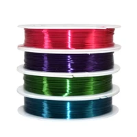 10pcslot copper wire 0 25 1 0mm string beads thread crystal wire metal wire diy jewelry winding line