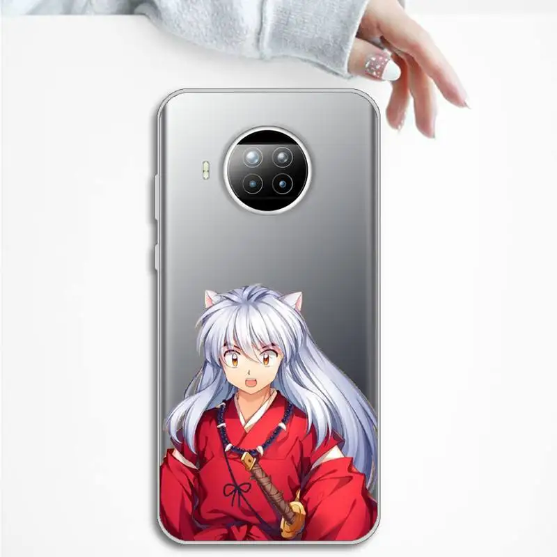 

Anime Inuyasha Phone Case Transparent Clear for Xiaomi Redmi note 10 t 8 9 pro lite 11