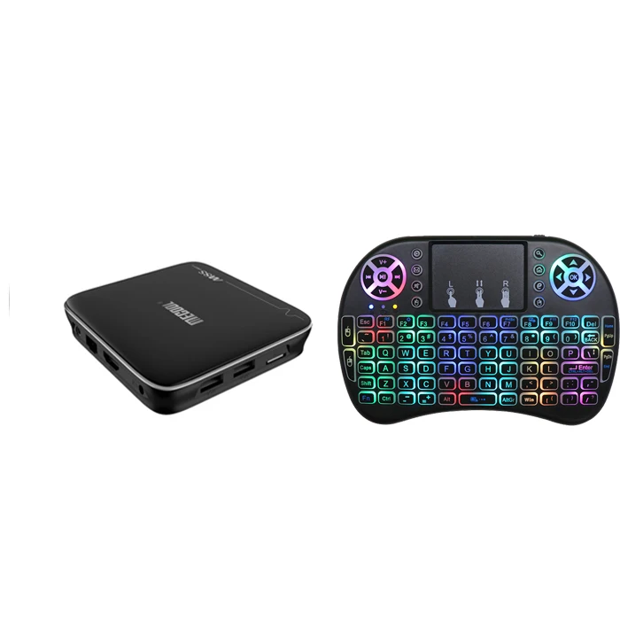 tv box-i8 Mecool tv box M8s Pro+ Android 7,1 tv box 2G DDR3 16G rom 2,4G wifi медиаплеер USB Blutooth Голосовое управление Smart home телеприставка - Цвет: tv box-i8