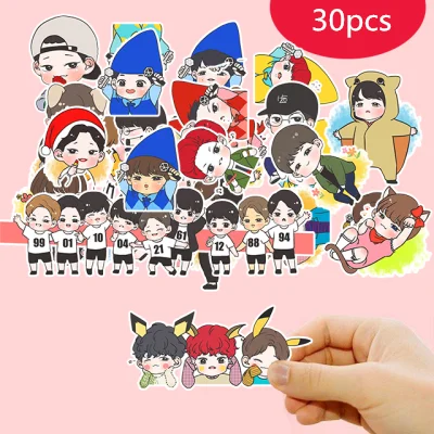 Cute star cartoon EXO Stickers Crafts And Scrapbooking stickers book Student label Decorative sticker kids toys | Игрушки и хобби