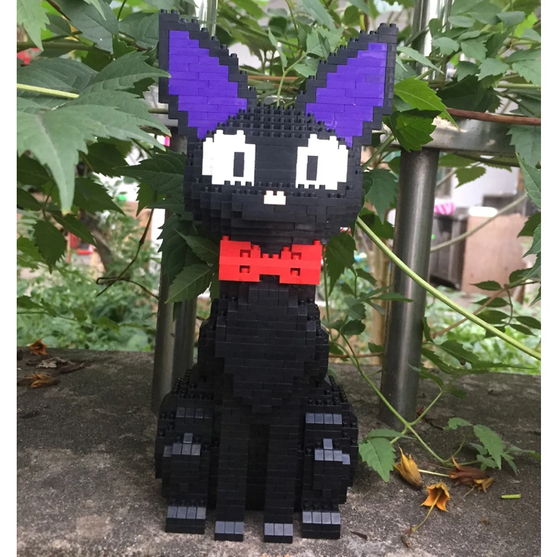 Модель 3D Babu из мультфильма Джиджи черная кошка сидящее животное домашнее 8806 шт.
