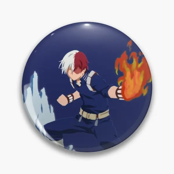 

My Hero Academia Shoto 【Customizable】Soft Button Pin Gift Badge Decor Jewelry Collar Women Cute Brooch Funny Cartoon Fashion