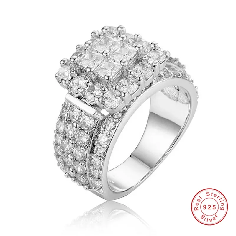 

Женское кольцо из серебра 925 пробы, 4 шт.