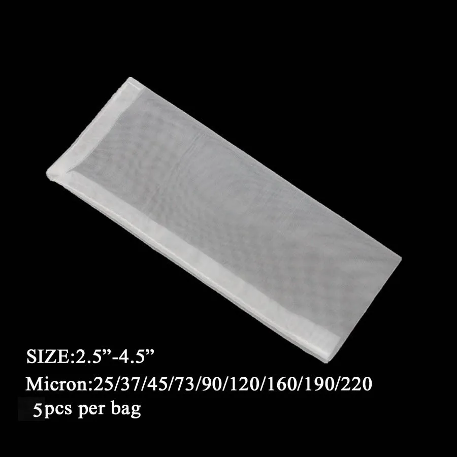 5 шт. 25/37/45/73/90/120/160 микрон 2,5 ”х4. 5" нейлоновой сеткой канифоль пресс для отжима масла с фильтром из нейлона для тепла Пресс машина BD89C