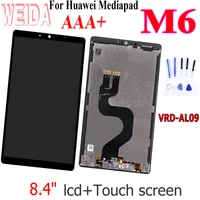 weida 100 test 8 4 for huawei mediapad m6 lcd display touch screen digitizer assembly for huawei m6 vrd w09 screen replacement