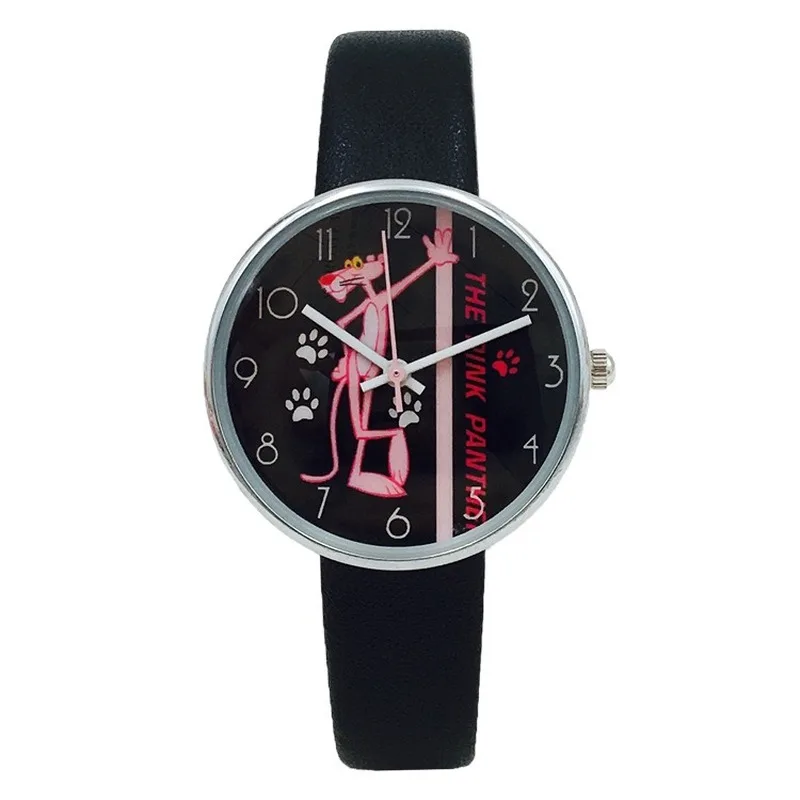 Высококачественные модные повседневные часы для девочек детские милые розовые